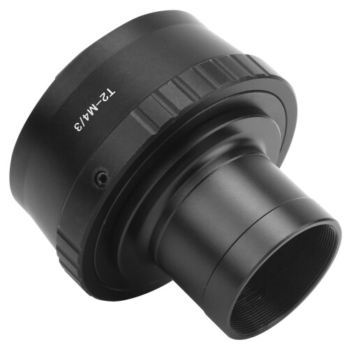 Adaptador de anel de montagem T para telescópio astronômico de 1,25 polegadas, compatível com câmeras de montagem Olympus M4/3.