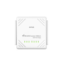 G4  4G WiFi 6 Router with 22.5W Fast Charging, 10000mAh Portable CPE, 2-in-1 Power Bank 300Mbps