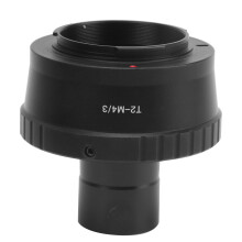 Telescoopadapter met 0,965 inch T-vatting, compatibel met T2-M4/3-lenzen en geschikt voor Olympus M4/3-camera's.