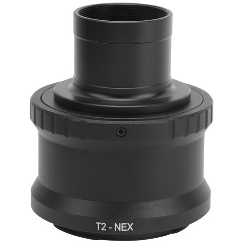 Adaptador de anel de montagem T para telescópio astronômico de 1,25 polegadas, compatível com câmeras mirrorless de montagem E.