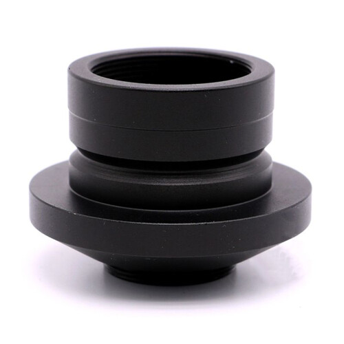 1X Microscope Adapter C-Mount Mounting CCD Camera Adapter Diameter 38mm Digital Tube for  Microscope Camera TV Tube