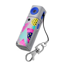 2K Thumb Keychain Camera Digital  Action Camera Retro Video Recorder Portable Pocket Small Camcorder Gray