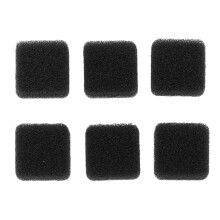 Kit com 6 protetores de vento para microfone compatíveis com câmeras X4 e X3. Redução de ruído com esponja.