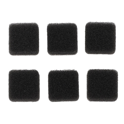 Kit com 6 protetores de vento para microfone compatíveis com câmeras X4 e X3. Redução de ruído com esponja.