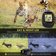 2.5k Monocular Night Vision Device, Camera, 10X Digital Zoom, Outdoor Search, Effective  to 300m in Full Darkness