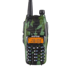 Rádio comunicador BAOFENG BF-UV6HP 10W, VHF/UHF, Dual Band, 128 canais, recepção FM, bateria de 4800mAh, tela LCD e lanterna.