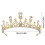 (Type G) Glitrende strass prinsessekrone for brud 4
