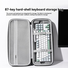 EVA Hard Case for Mechanical Keyboards Portable Anti-Fall Protection Storage Bag Thickened Keyboard Case for 87 Keys