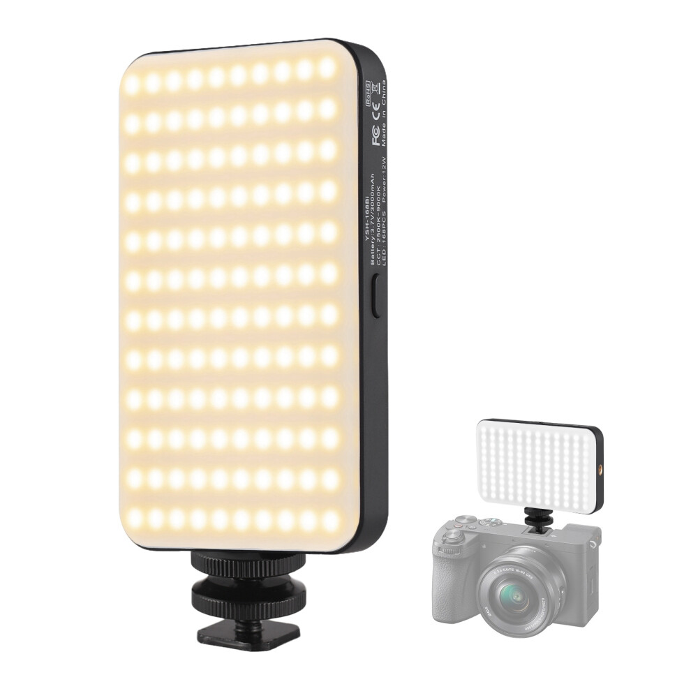 Pocket Led Video Fill 2500K-9000K Dimmable With 3000Mah Battery Cold Shoe Adapter For Vlog Live Streaming Product Photography Light 3901906493538