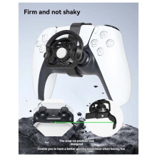 Pour PS5 Pro/Slim Volant Imprimé 3D Manette de Jeu Accessoire Manette de Jeu Auxiliaire Remplacement