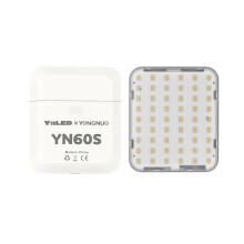 YONGNUO YN60S Tasku-LED-videovalo 5500K 3-tasoinen kirkkaus CRI95+ valokuvaukseen, videoneuvotteluihin, vlogiin, live-suoratoistoon