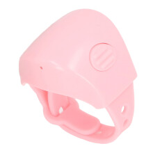 Controle Remoto para Câmera com Anel, ABS, 30mAh, Ajustável, Compatível com Aplicativo para Virar Páginas e Smartphones (Rosa)