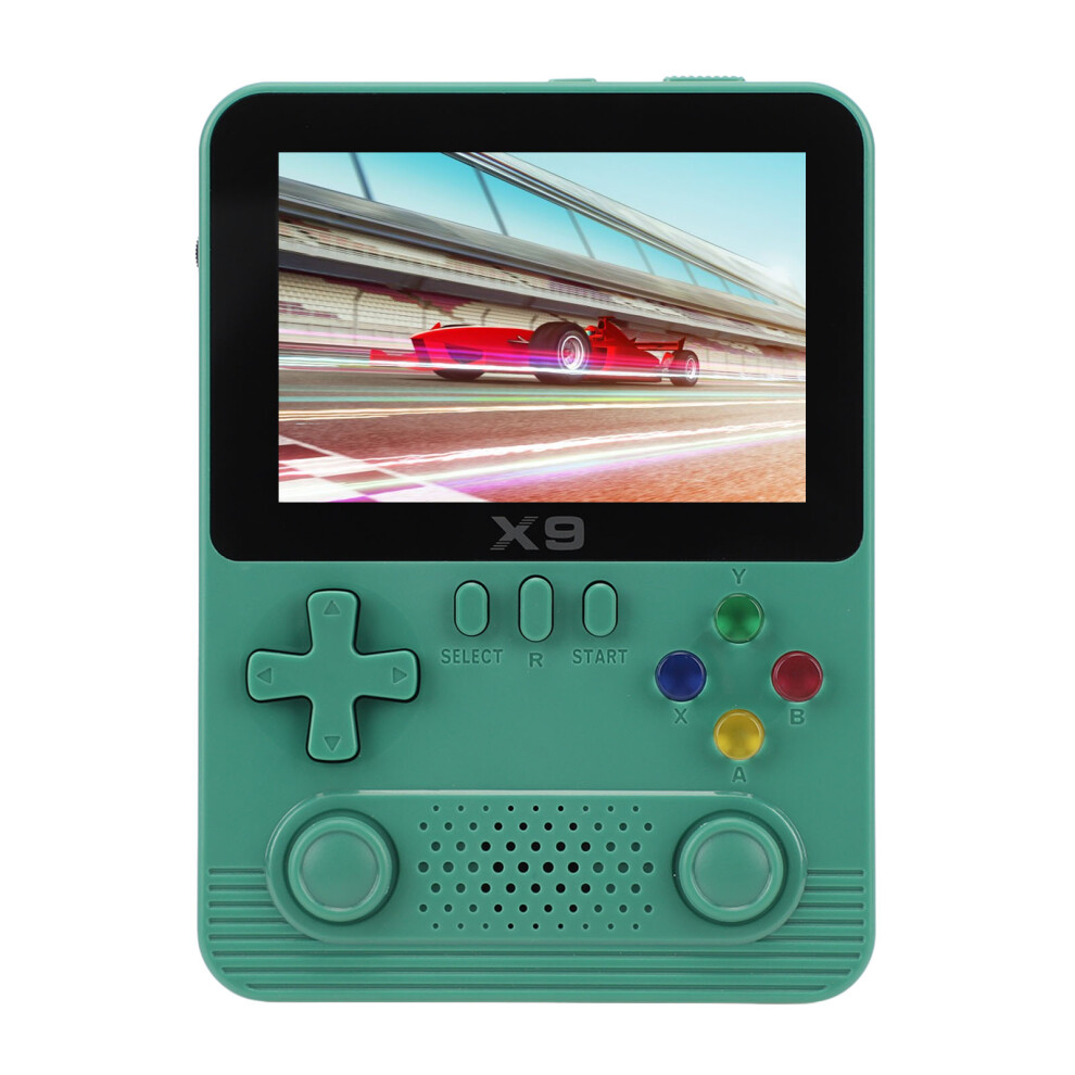 Handheld Game Console With 32G Memory Card Retro Gaming Console Supported 11 Emulators 3.5 Inch Ips Screen 6000Mah Battery Green 3896589723747
