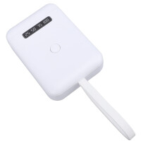 405nm LED UV Hair Extension Light Handheld UV Glue Curing Lamp 5000mAh Battery Rechargeable Hair Extension Tool Compatible With Home Salon White