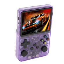 Draagbare retro gameconsole, 3,5 inch kleuren IPS-scherm, vintage design, 3D-dubbelsysteem, ondersteuning voor twee geheugenkaarten en 11 emulators.