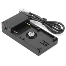 Batterijhouder/adapterplaat compatibel met BMPCC 4K-camera en Sony NP F970, NP-750 en NP F550 accu's.