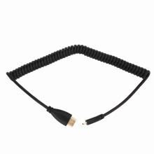 2m Micro HD Multimedia Interface 1.4 -liitäntäkaapeli uros-uros jousikiinnityksellä, tuki 1080P 10.2Gbps yhteensopiva kameran videosignaalin kanssa