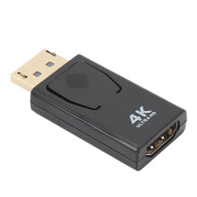 4K DisplayPort to HD Multimedia Interface Adapter Compact Unidirectional Video Monitor Converter Compatible With Laptop