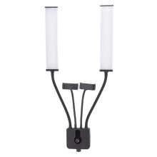 LED-täyttövalo, joustava, kaksivartinen valokuvaustäyttövalo, yhteensopiva live-videon kanssa, 3200K‑5600K, 100‑240V, yhdysvaltalainen pistoke