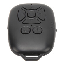 Télécommande Bluetooth 4.0 sans fil pour appareil photo, compatible avec les selfies, photos et vidéos (noir)