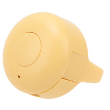 Fingertip Video Controller Wireless BT4.0 Up to 32.8ft Ergonomic ABS Silicone App Page Turner Compatible With Selfie Video Browsing Yellow