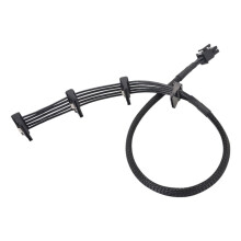 PCI-E 6Pin 1 to 4  Power Supply Cable 90-Degree Elbow for  RM650X RM750X RM850X RM1000X RM750i SF450 Modular