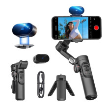 XE Gimbal Stabilizer with AI Face Tracking 3-Axis Handheld Phone Stabilizer for Smartphone Video Recording
