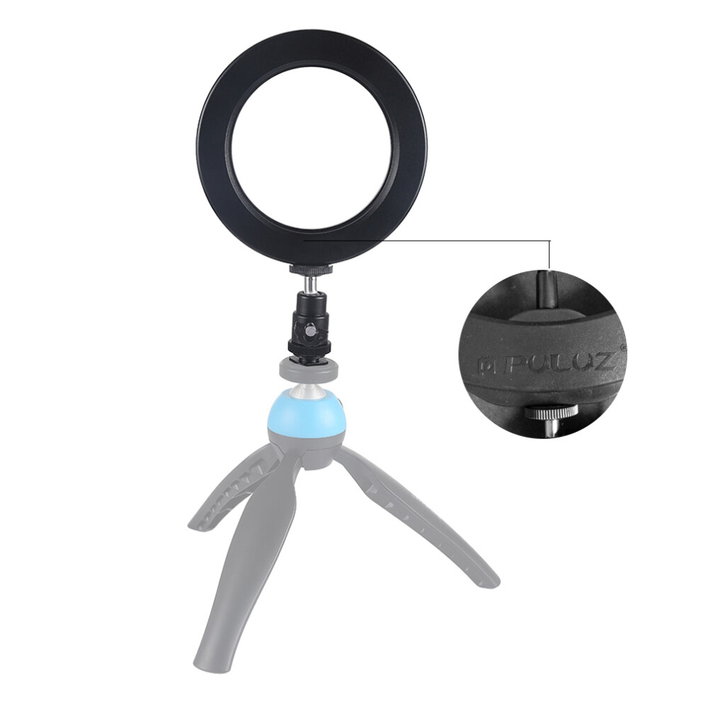 Puluz 6.2" Dimmable Led Ring 3 Ing Modes Brightness Adjustable Compatible With Live Streaming Selfie Photography Video Shooting Light 3559530921233