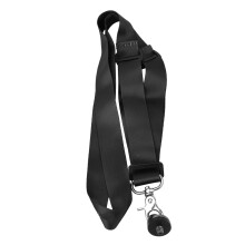 Handgreepbalhoofd met veiligheidsnekriem en 1/4 inch schroefvoet, compatibel met DJI Osmo Mobile 3/2 zwart