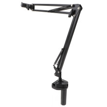 Telefoonhouder met draaibare arm voor videocamera's, geschikt voor smartphones tot 173 cm (6,8 inch), 360 graden draaibaar.