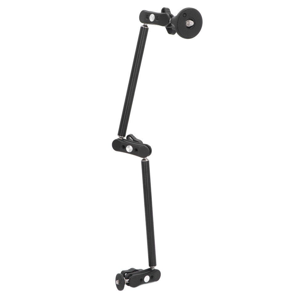 Articulating Arm Two Section 360 Rotation 1/4Inch 3/8Inch 4.4Lb Load Bearing Articulating Arm Compatible With Fill Microphone Phone Clip Camera Light 3895006448188