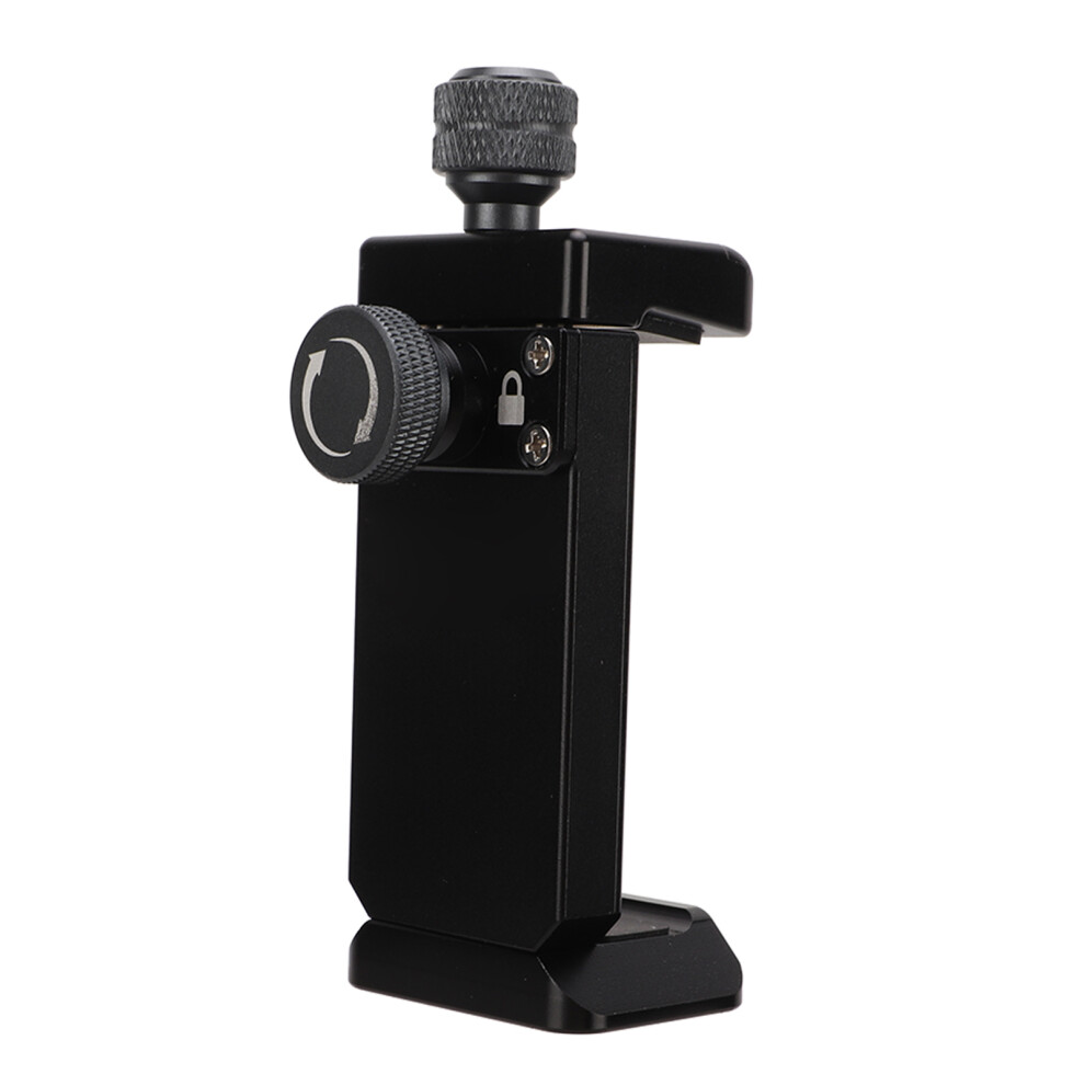 Veledge V6 Metal Tripod Mount Adapter Universal Mobile Phone 1/4In Screw Hole Cold Shoe Mouth Smartphone Clip Compatible With Vlog 3412141694036