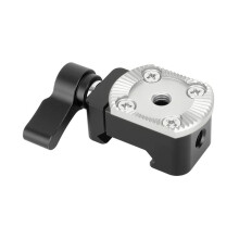 NATO Rail Clamp with  Standard Rosette for Camera Cage Shoulder Rig Monitor Cage Rig Photography Studio