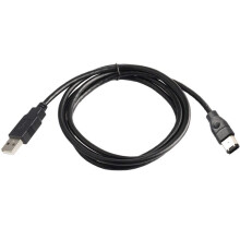 Firewire Connector IEEE 1394 Firewire 6 Pin Connector Male to USB 2.0 Male Adaptor Convertor Cable Cord 3 Meters