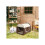 Folding Fabric Soft Pet Crate, 46Lx36Wx41H cm - Brown 2