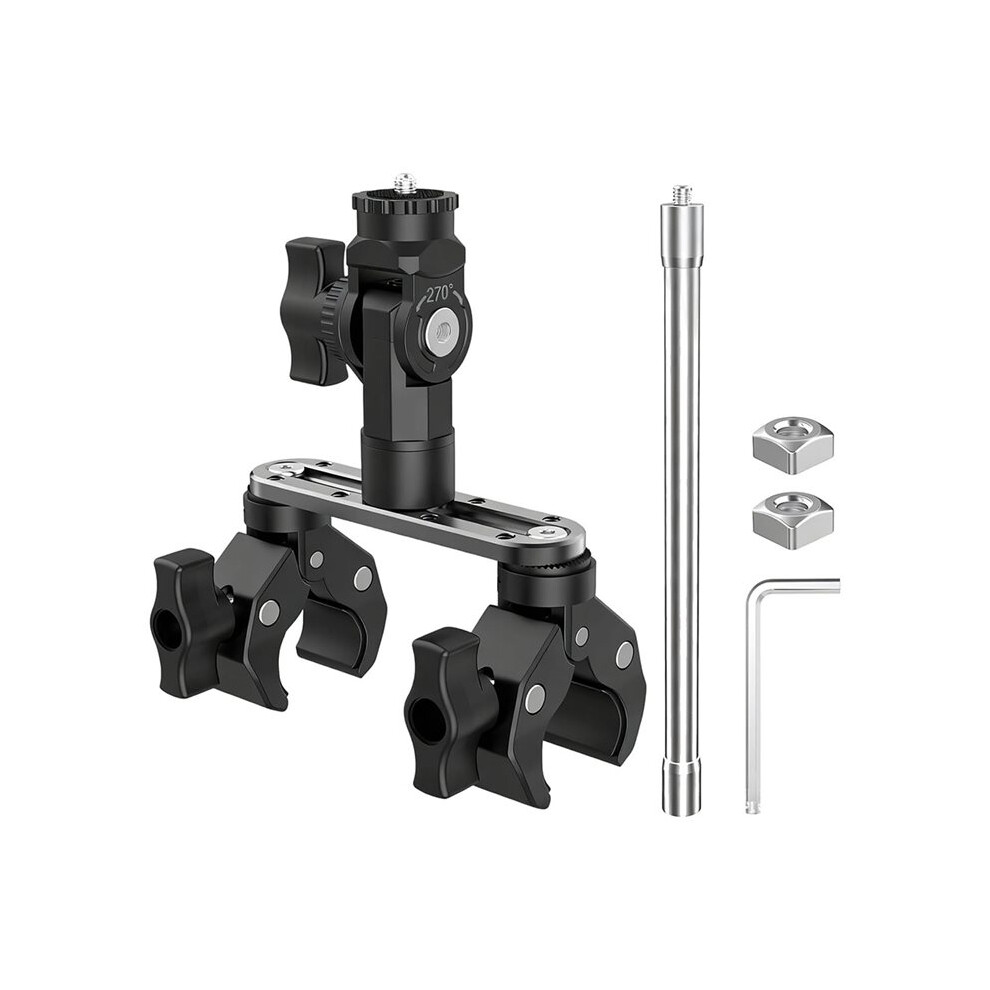 Bicycle Motorcycle Clamp Mount For Action Camera 360 Degree Rotatable Off Road Camera Mount For Osmo 360 X5 6033966930825
