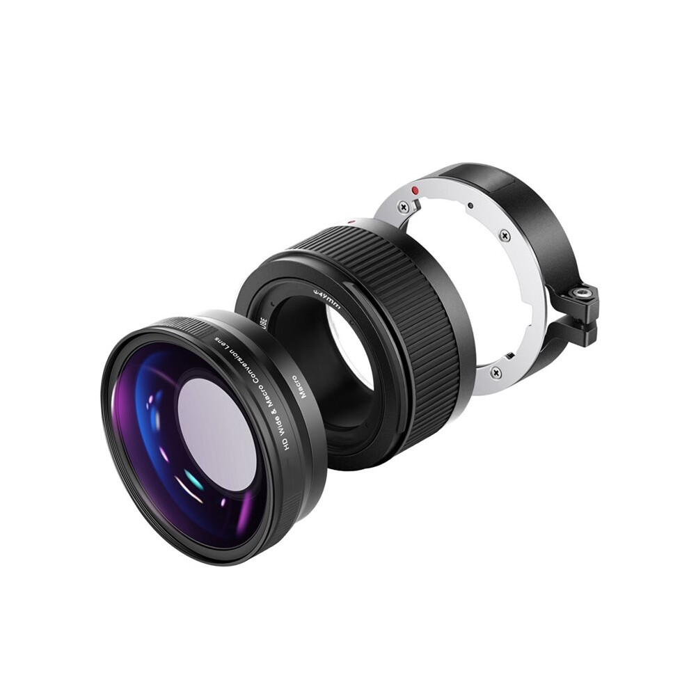 2 In 1 Wide Angle & Macro Additional Lens For G7x Mark Iii Camera 18Mm Hd Wide Angle+10X Macro Additional Lens 4711040048568