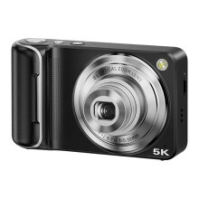 5K-Digitalkamera für Fotografie mit 6-Fachem Optischem für Zoom, 64-MP-Autofokus-WLAN-Vlogging-Kamera mit Dual-Objektiv-Touchscreen