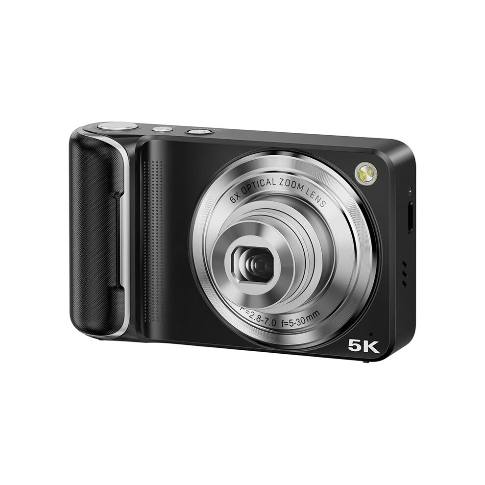 5K Digital Camera For Photography With 6X Optical Zoom, 64Mp Autofocus Wifi Vlogging Camera With Dual Lens Touch Screen 6034187893500