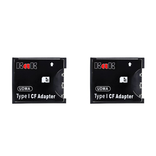 2X  to CF Type I Adapter Support  SDHC SDXC MMC Card to Standard Compact Flash Type I Card Reader Converter