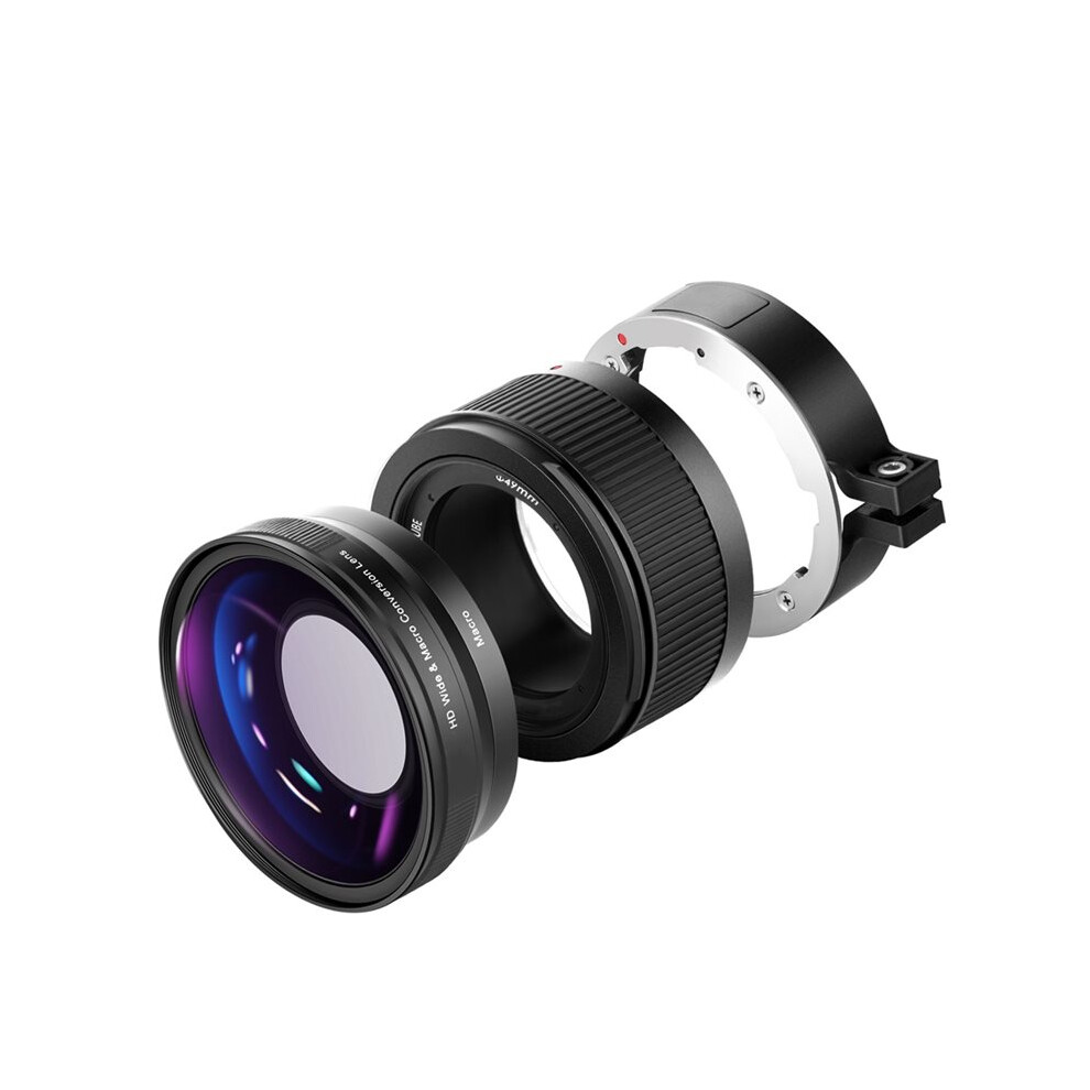 Wide Angle & Macro Additional Lens For Zv-1 Camera 2-In-1 18Mm Hd Wide Angle+10X Macro Additional Lens A 6032703800490
