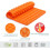 (Orange) Silicone Baking Mat - 1cm With Knobs For Making Dog Snacks 3