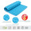 (Blue) Silicone Baking Mat - 1cm With Knobs For Making Dog Snacks 3