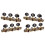 2X Guitar Machine Heads Classic Guitar String Tuning Pegs Key 3L3R Guitars Knobs Tuners Keys Part 2
