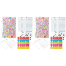 2 Set Budget Binder Money Organizer for Cash Envelopes for Budgeting Budget Planner with Cash Envelopes