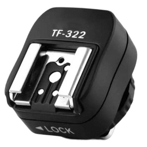 Adaptador de Sapata TF-322 para Flash Speedlite para , Compatível com Câmeras para