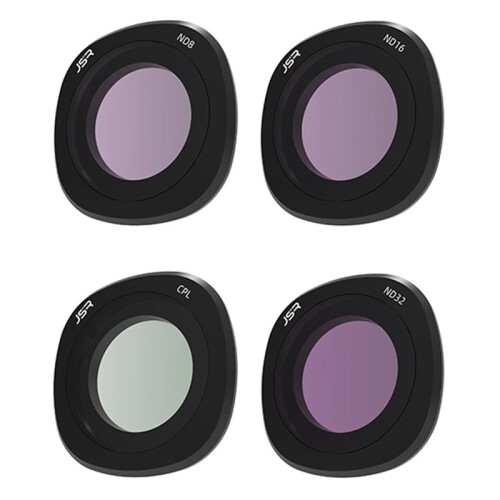 JSR Lens Filter Set for  Neo 2 Optical Glass Lens Protector CPL Night Black Soft 1/4 ND Lens Filter for  Accessory