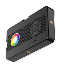 LED-Kameraleuchte, 700 Lux Helligkeit, Zwei Farbtemperaturen 2700 K und 6500 K, für DSLR-Kameras und Videoaufnahmen