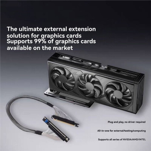 PCIE5.0X16  Card Extension Cable 90 128GB/S for GPU Ai Server  Artificial Intelligence Acquisition Card