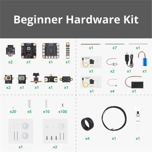 CyberBrick Hardware Kit for  Creator Program Modular Programmable Hardware Beginner Kit 3D Printer Accessories 2